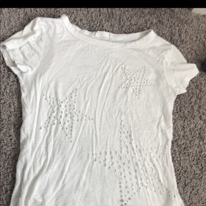 White star tee
